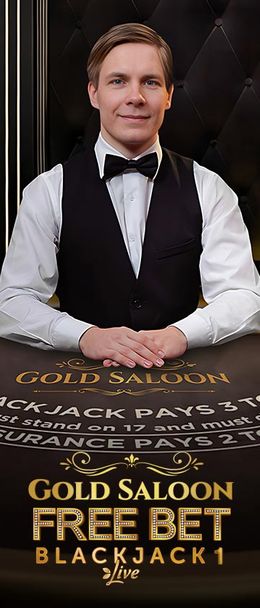 Gold Saloon Freebet Blackjack 1